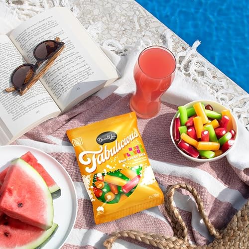 Miniatura 6 de Darrell Lea Fabulicious - Bolsa de caramelo agrio de sabor mixto de 7 onzas (paquete de 1) - Sin aceite de palma