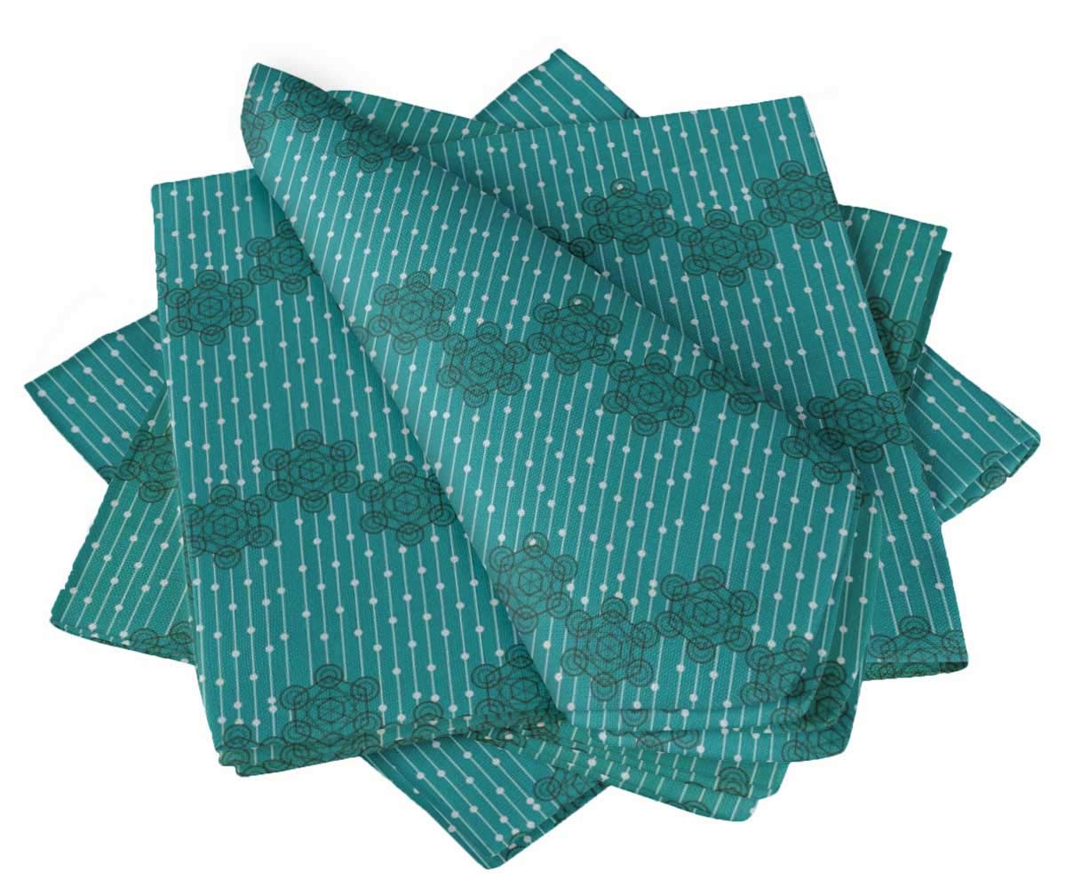 Serviettes en lin vert Metatron S4Sassy : dites adieu aux serviettes jetables avec ce lot de 6