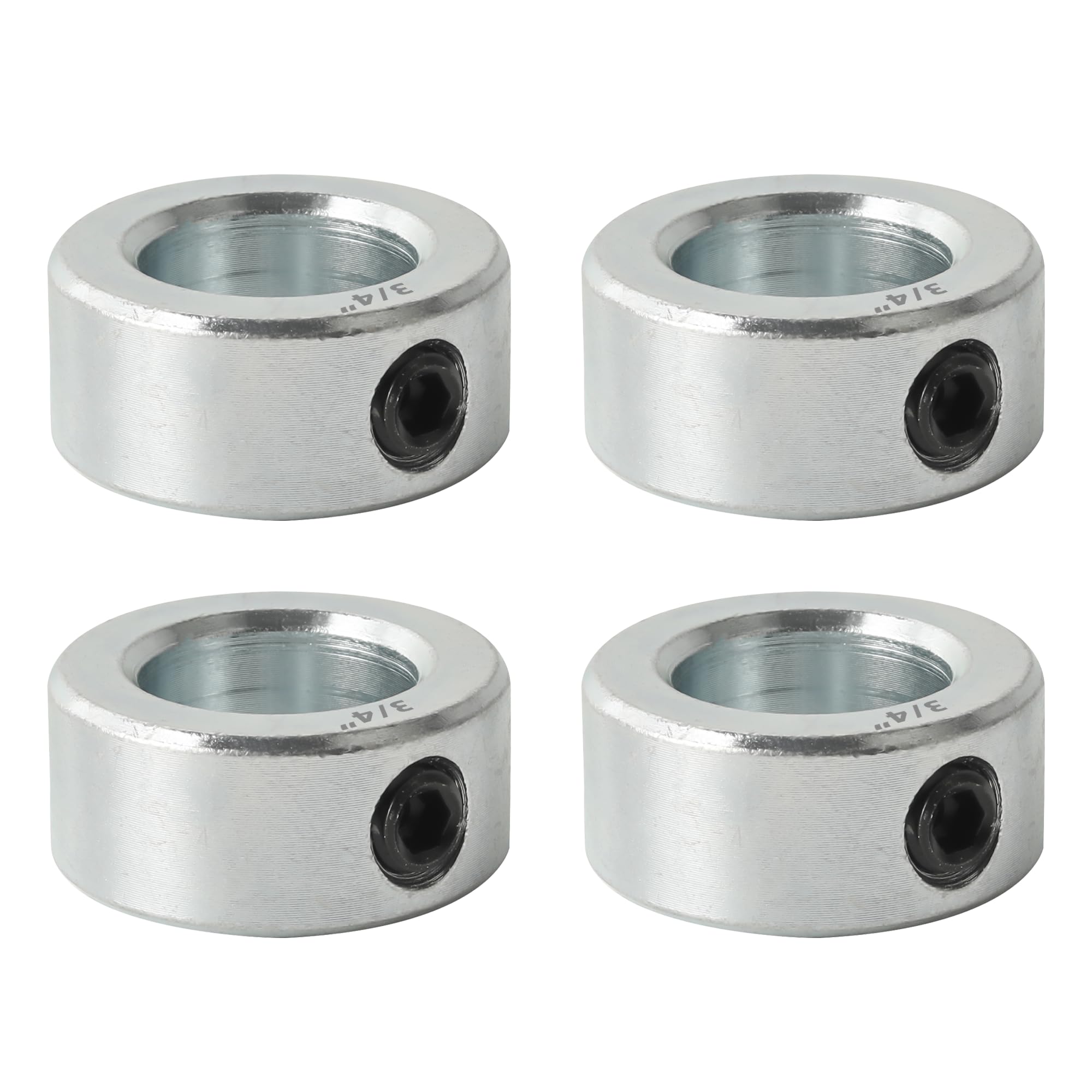 TonGass Shaft Collars - 4 Pack, Set Screws -12