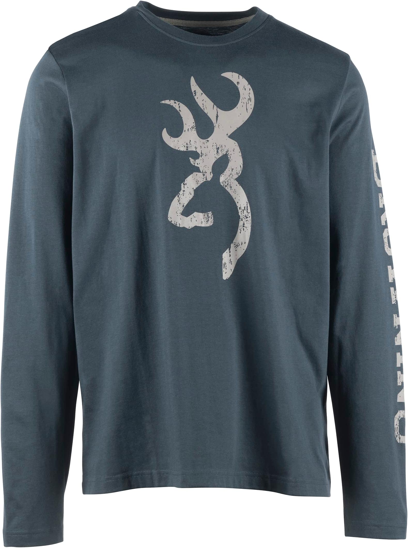 Browningmens Logan Long Sleeve T-shirt, Soft Jersey Fabric Signature Buckmark Tee T-Shirt