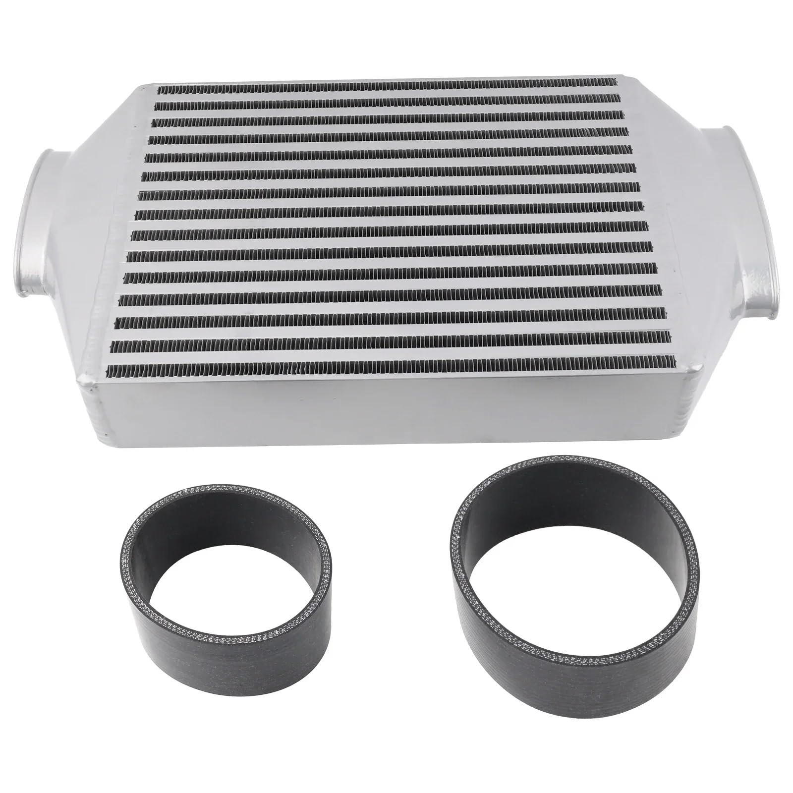 Hgddbae Silver Cooled Intercooler Turbo Intercooler Fit For Cooper S Supercharger 1.6L R53 R52 2002-2006 Intercooler Top Mount(Silver)
