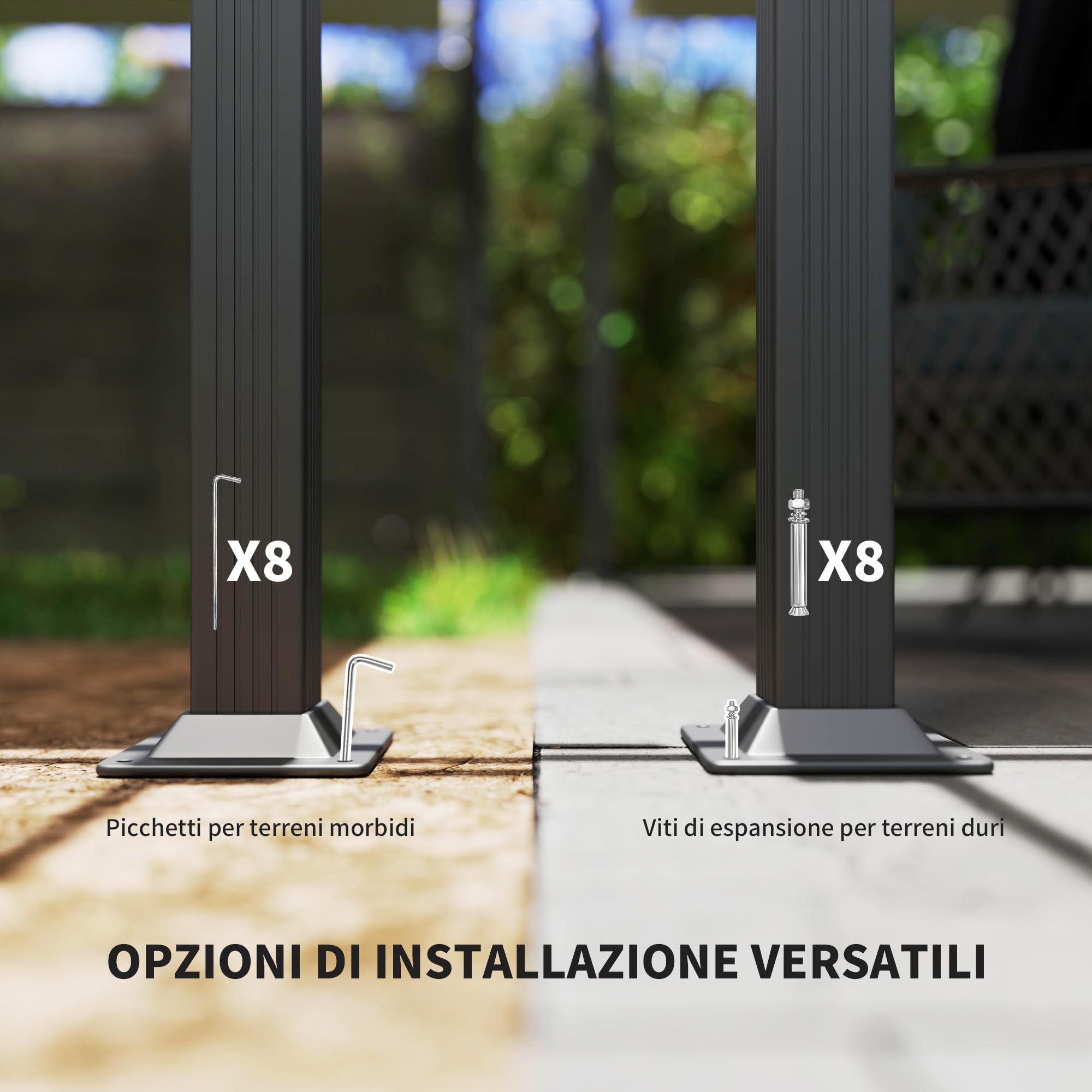 Outsunny Gazebo Pergola 4x4 m Retrattile Struttura Alluminio Bianco | Pergolato, Telo Resistente Richiudibile, Giardino, Terrazzo, Balcone, Veranda, Patio, Piscina, Esterno