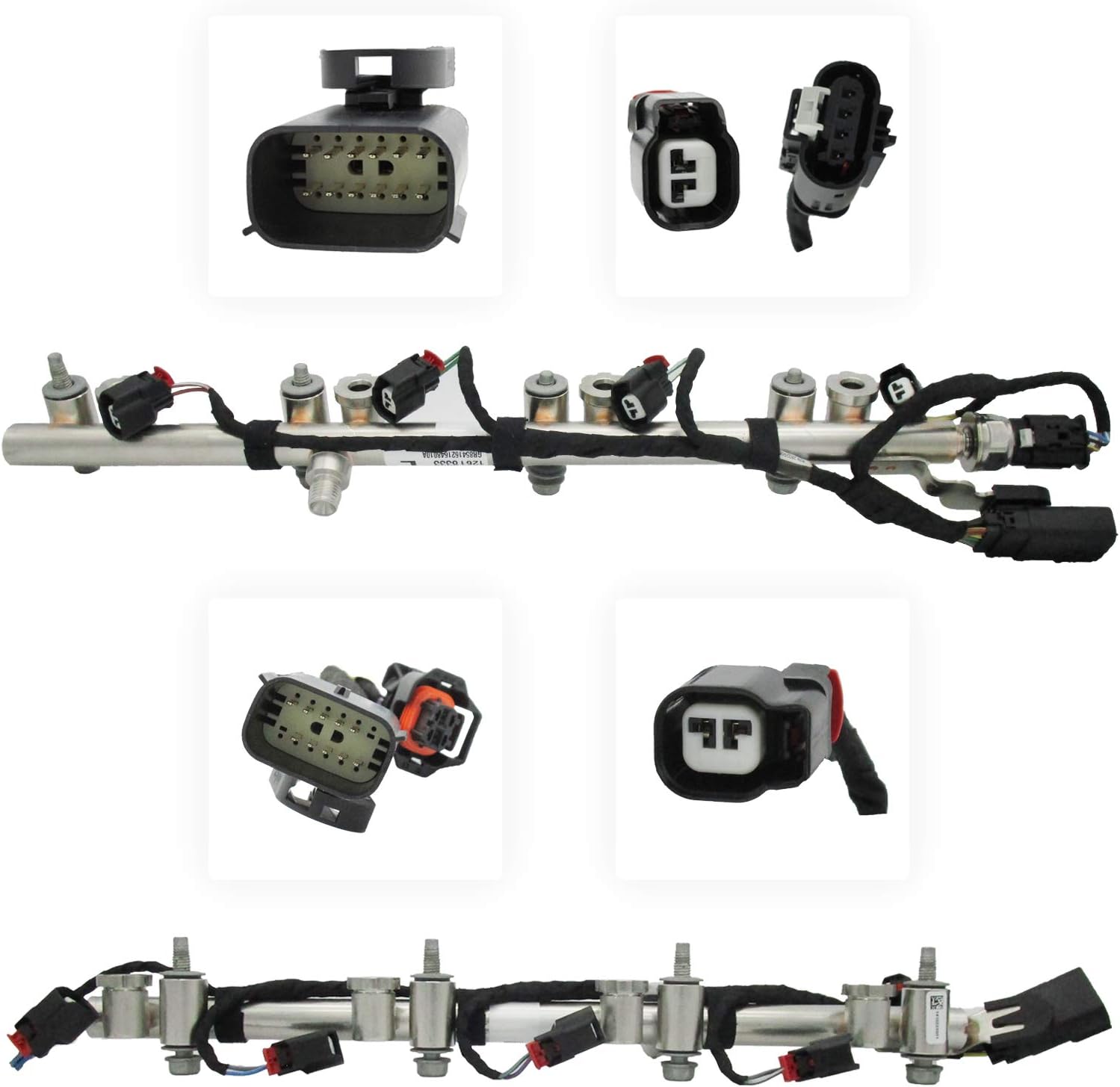 OEM Left & Right Fuel Injection Fuel Rails With Fuel Pressure Sensor 5.3L 6.2L V8