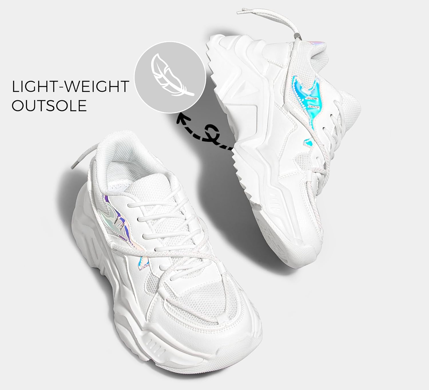 LUCKY STEP Women's Platform Colorful Fashion Sneakers Retro Colorblock Stylish Cute Chunky Dad Walking Shoes - Image 5