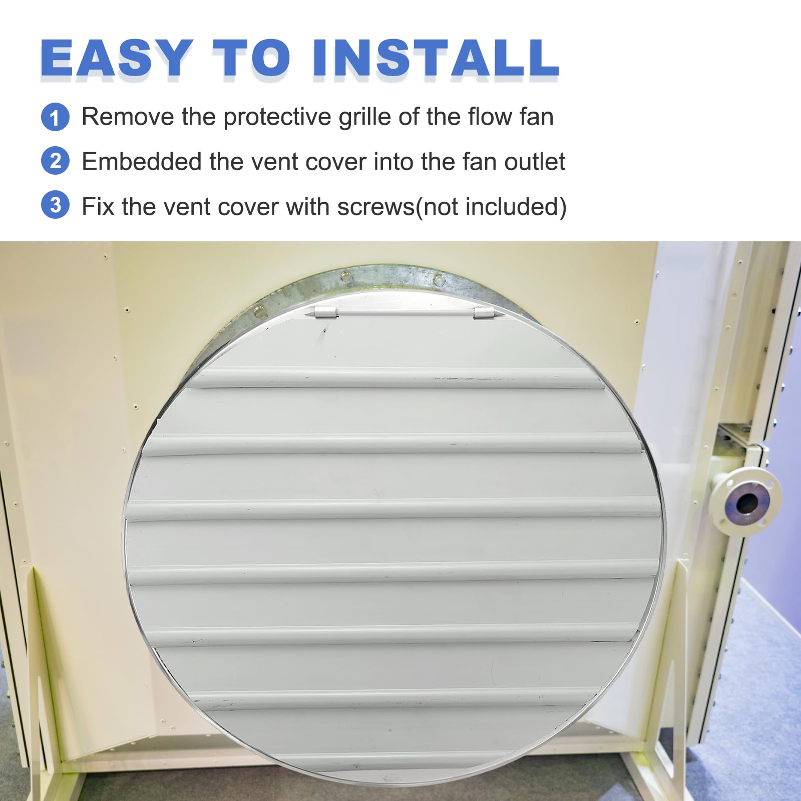 PATIKIL 12 Inch Aluminum Vent Cover - Image 4