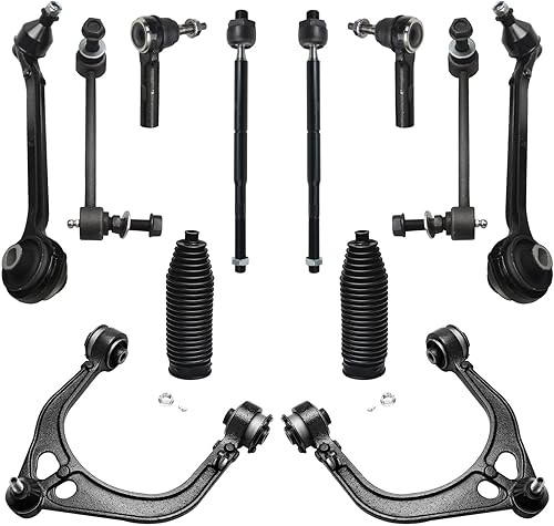 Miniatura 34 de Detroit Axle - Kit de suspensión delantera FWD de 12 piezas para Toyota Matrix Pontiac Vibe 2003 2004 2005 2006 2007 2008, 2 brazos de control