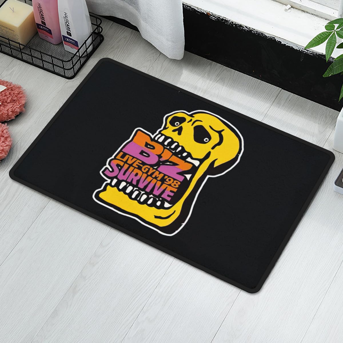 Amazon｜B'z ロックバンド 玄関マット 足ふきマット 玄関