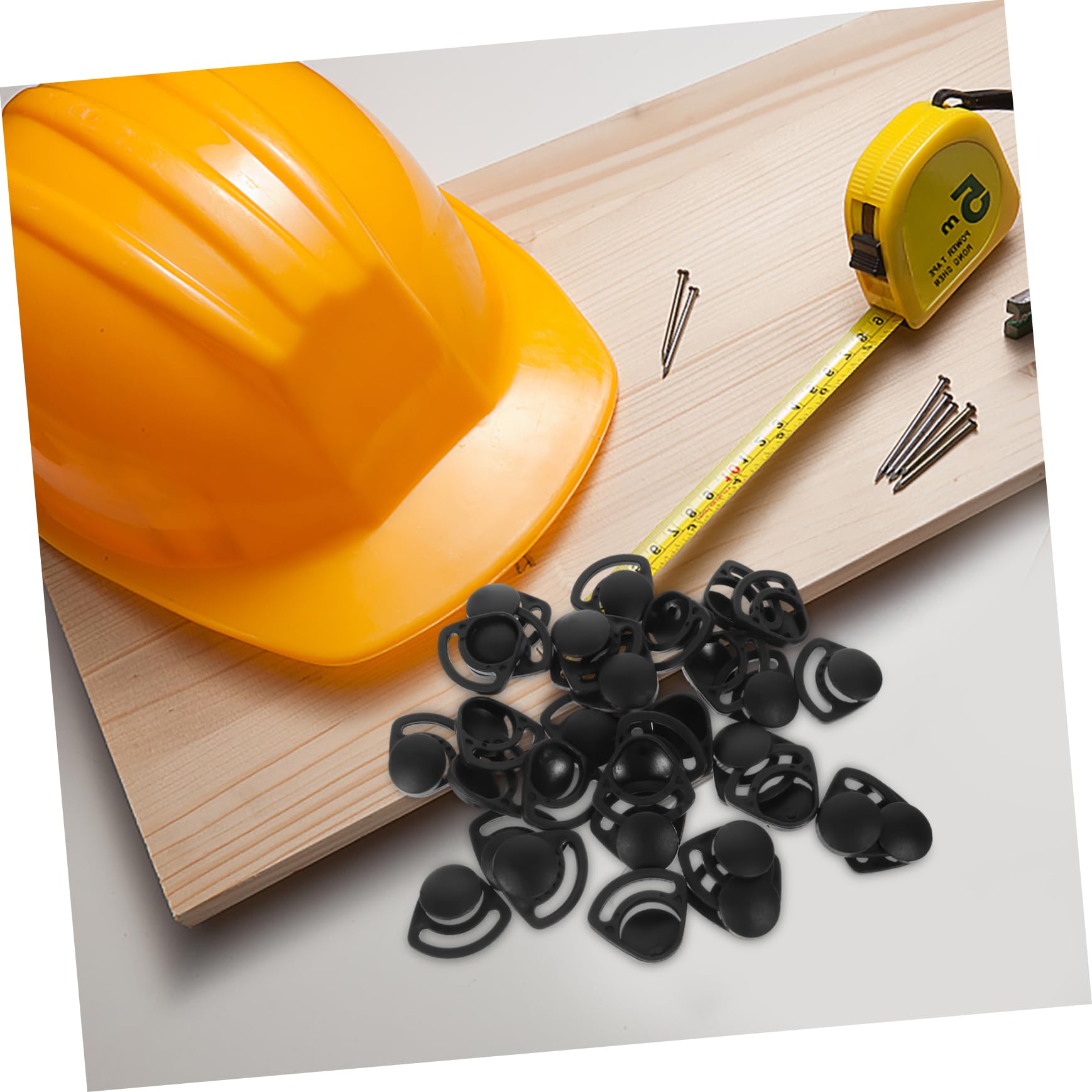 200piezas Hebillas Para Casco De Seguridad De Correa De Barbilla y Fácil De Instalar Repuestos Para Cascos De Construcción y Motocicleta