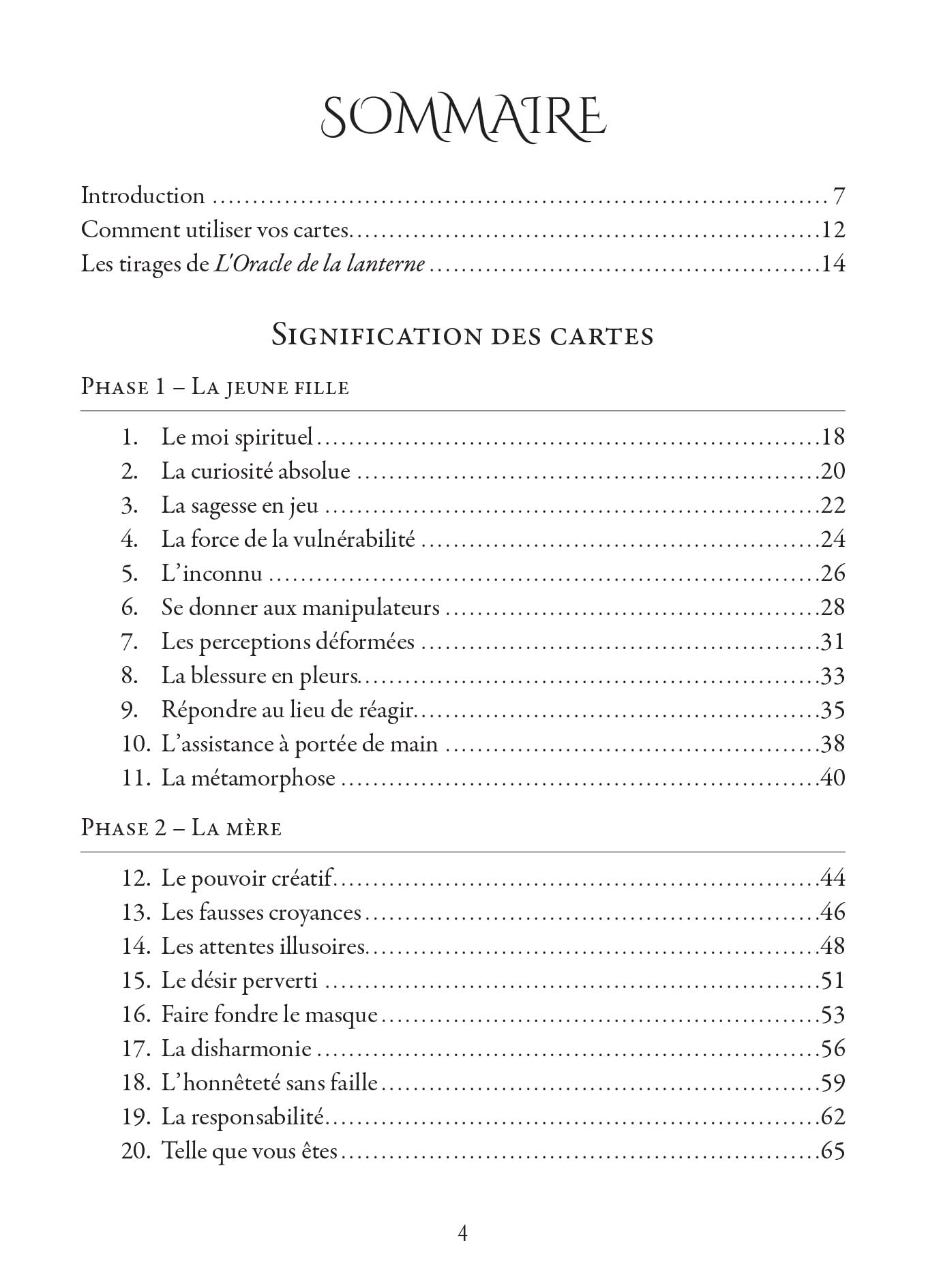 Oracle de la lanterne - Les quatre ages du féminin sacré: Les quatre âges du féminin sacré