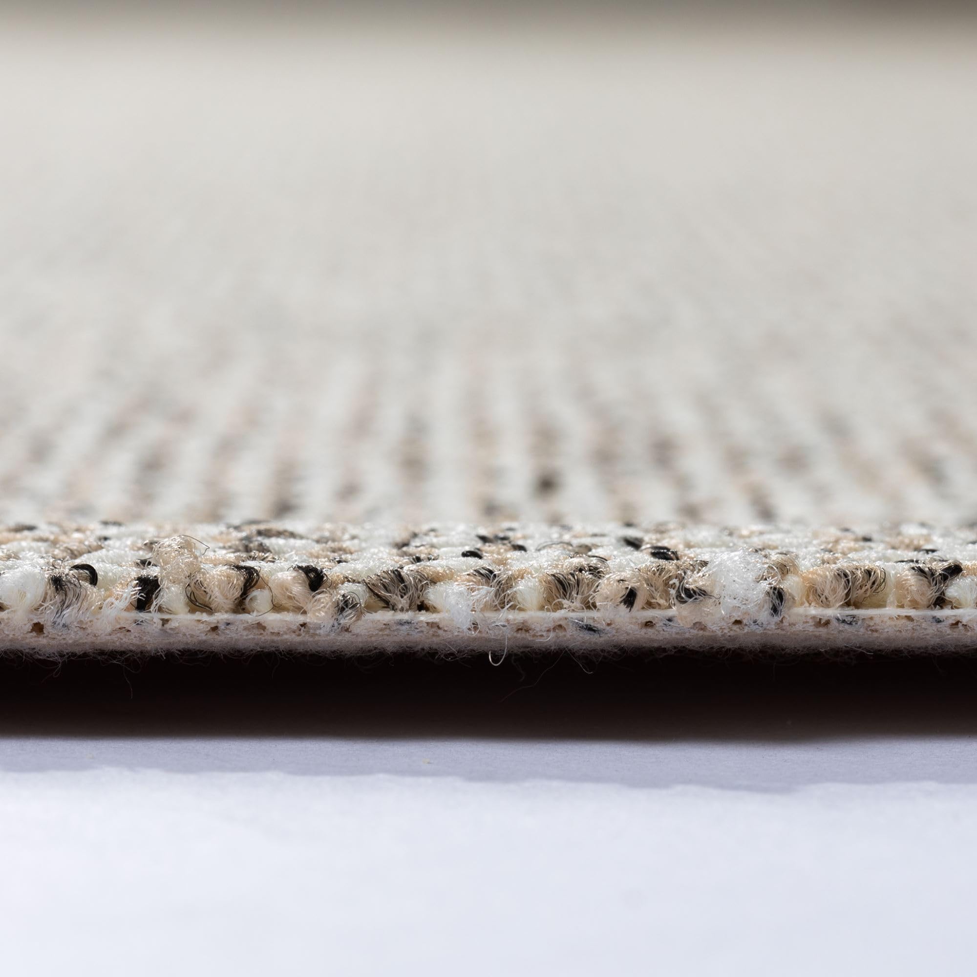 Steffensmeier Teppichboden Rhodos Meterware | Auslegware für Kinderzimmer Wohnzimmer Schlafzimmer | Creme Beige, Größe: 200x100 cm