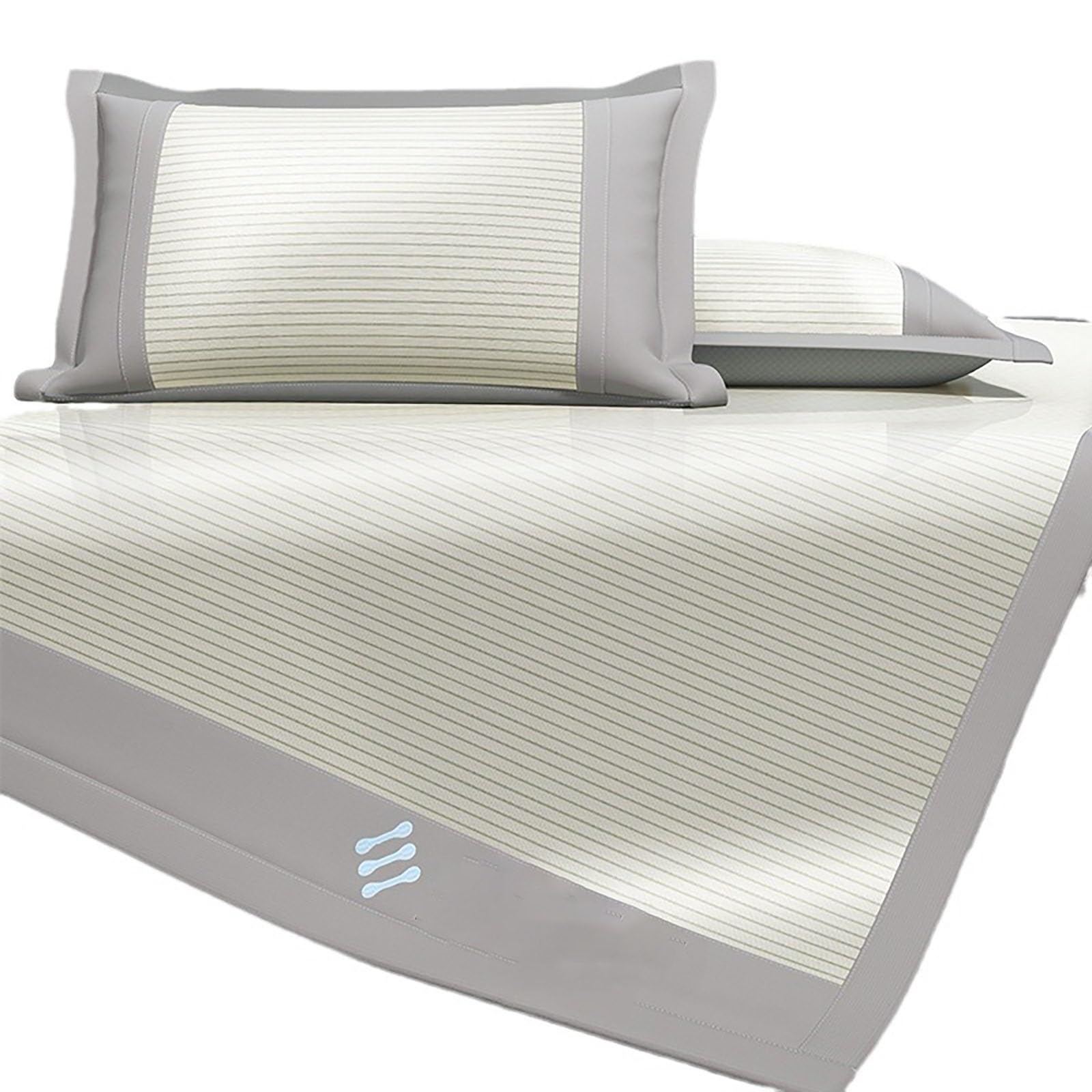 FIgpmwld Summer Cooling Pad Carbonized Bamboo Rattan Sleeping Mat Foldable Multiple Sizes(180 * 200cm)