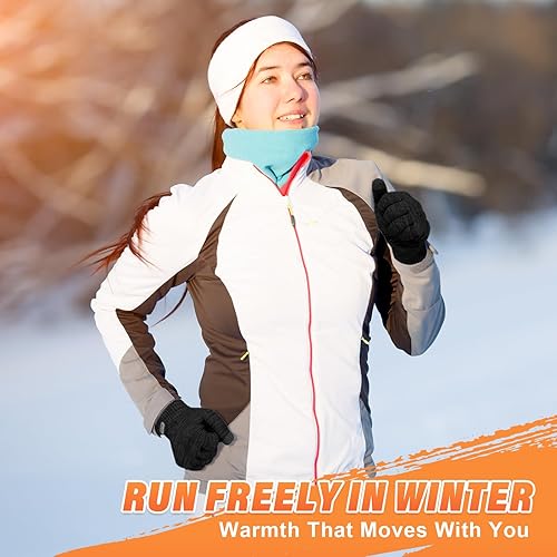 Miniatura 6 de ihuan Guantes térmicos de invierno para hombres y mujeres, guantes táctiles para clima frío para correr, ciclismo, senderismo, conducción