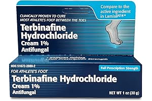 Terbinafine Hydrochloride AntiFungal Cream 1% (1 oz.)