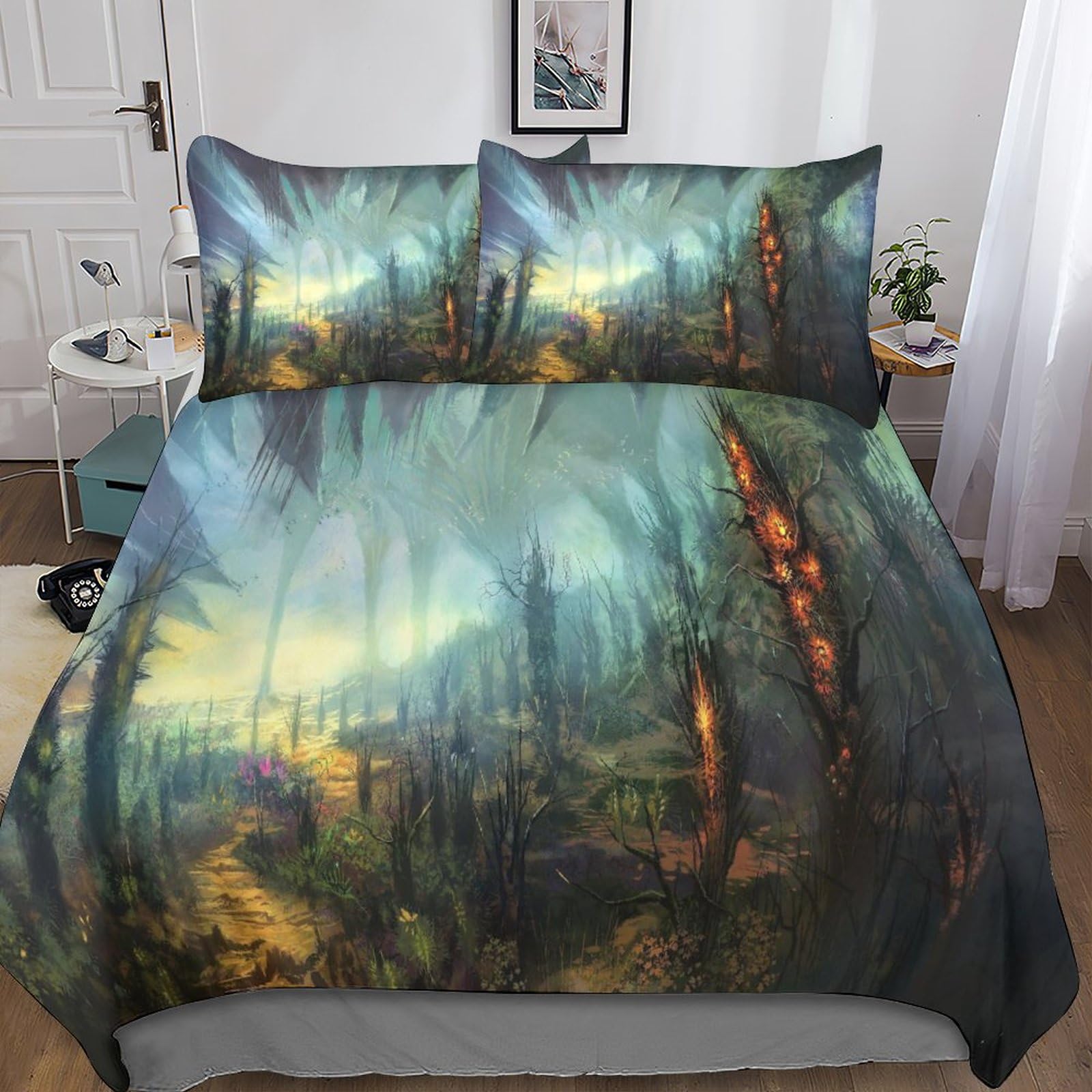 Parure de lit cinéma 3D microfibre housse de couette fermeture éclair