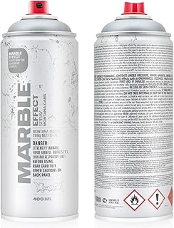 415371 Montana Marmor-Effekt, Silber, 400 ml (Emsilver)