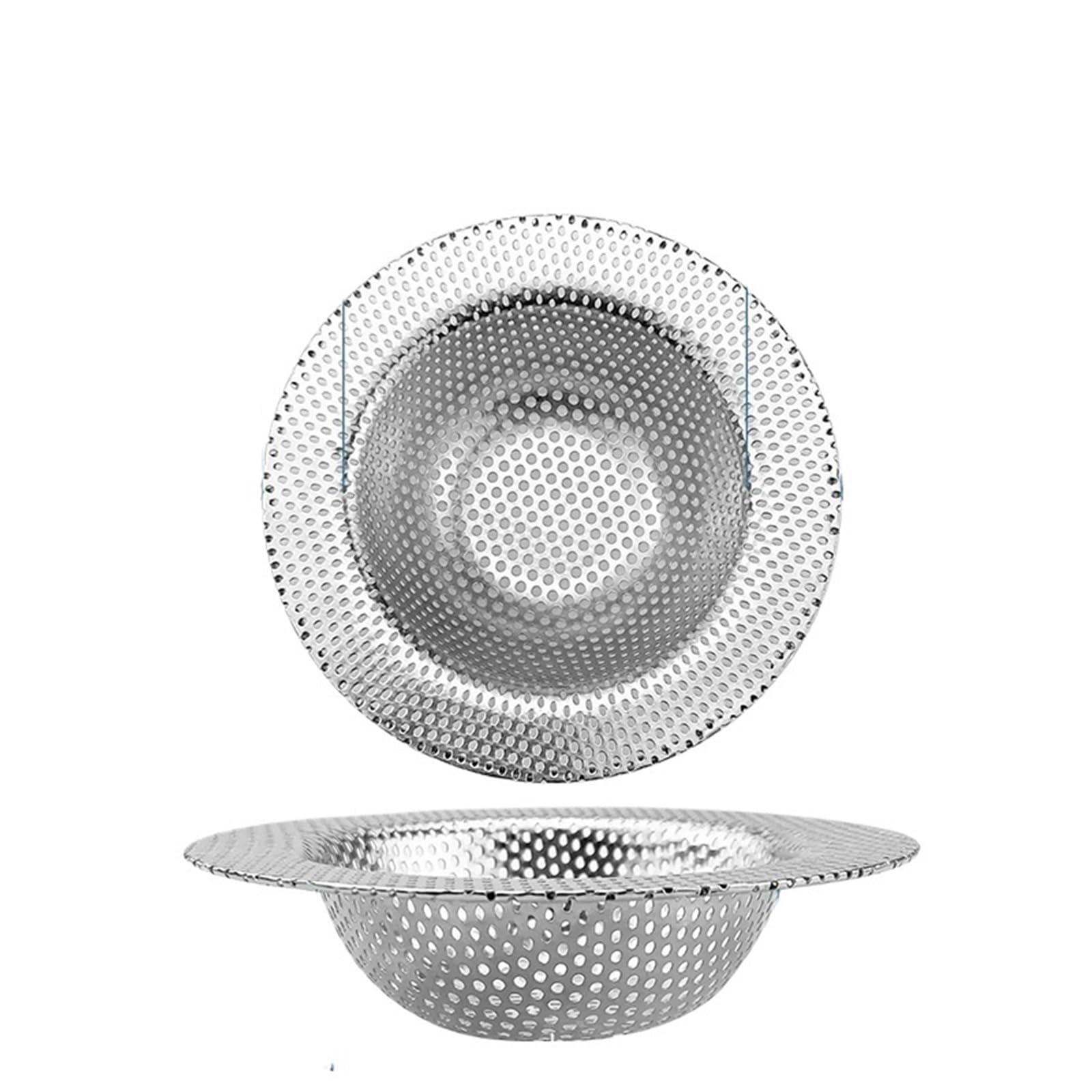 Baynopurin Color-12 Sink Strainer Waste 3Pcs Stainless Steel Sink Mesh Filter