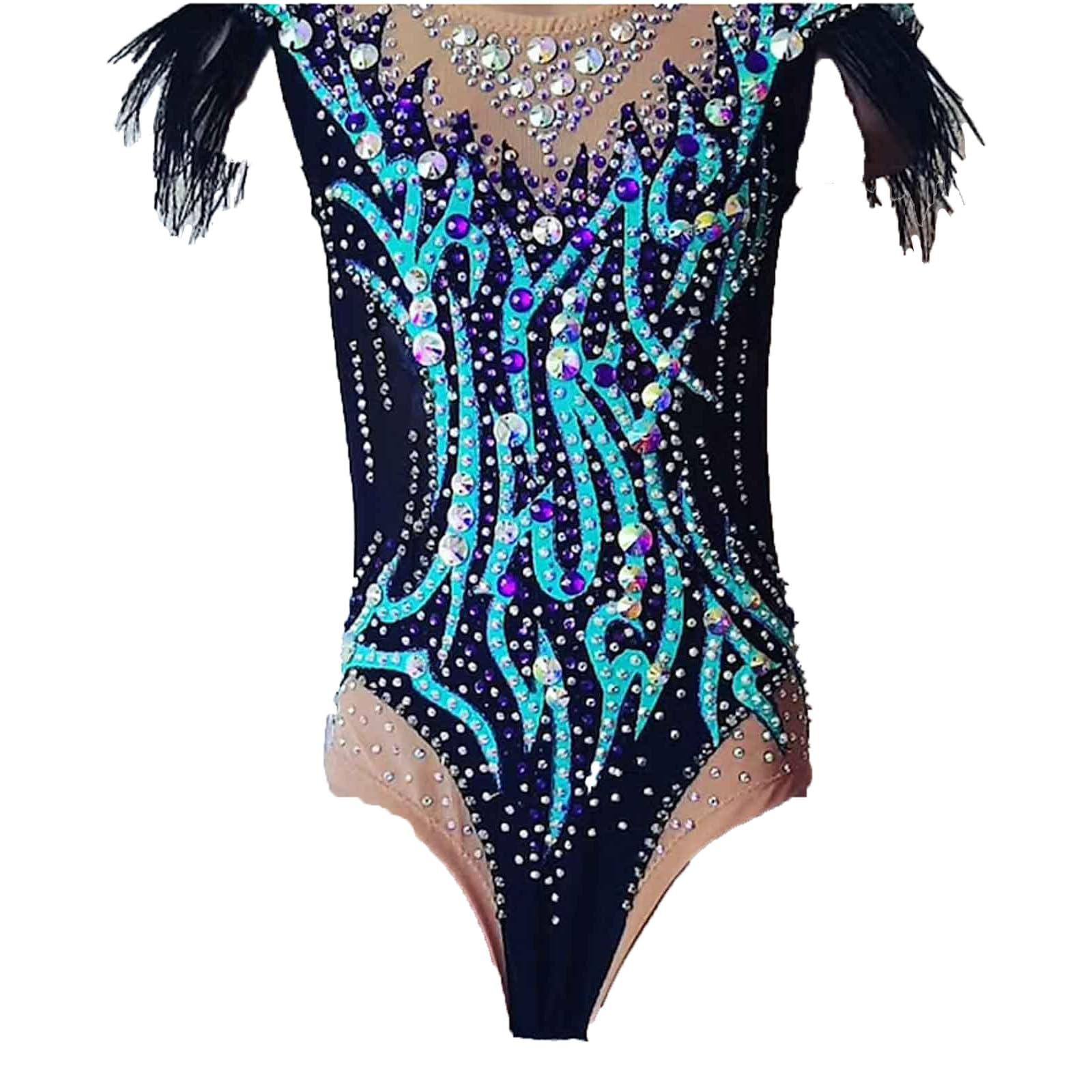 Leotardos De Gimnasia Rítmica for Niñas, Uniforme De Gimnasia De Alta Elasticidad, Traje De Rendimiento De Práctica Transpirable