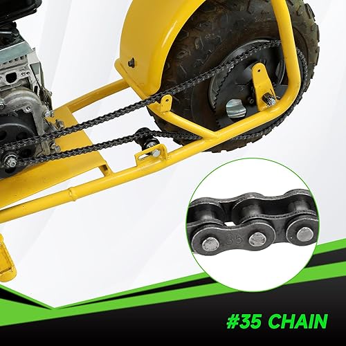 Miniatura 7 de Kit de 35 cadenas y 140 eslabones para mini bicicleta Coleman CT100U CC100X Baja DB30 Blitz Racer Motovox MBX10 MBX11 Monster Mega Moto 80 105cc