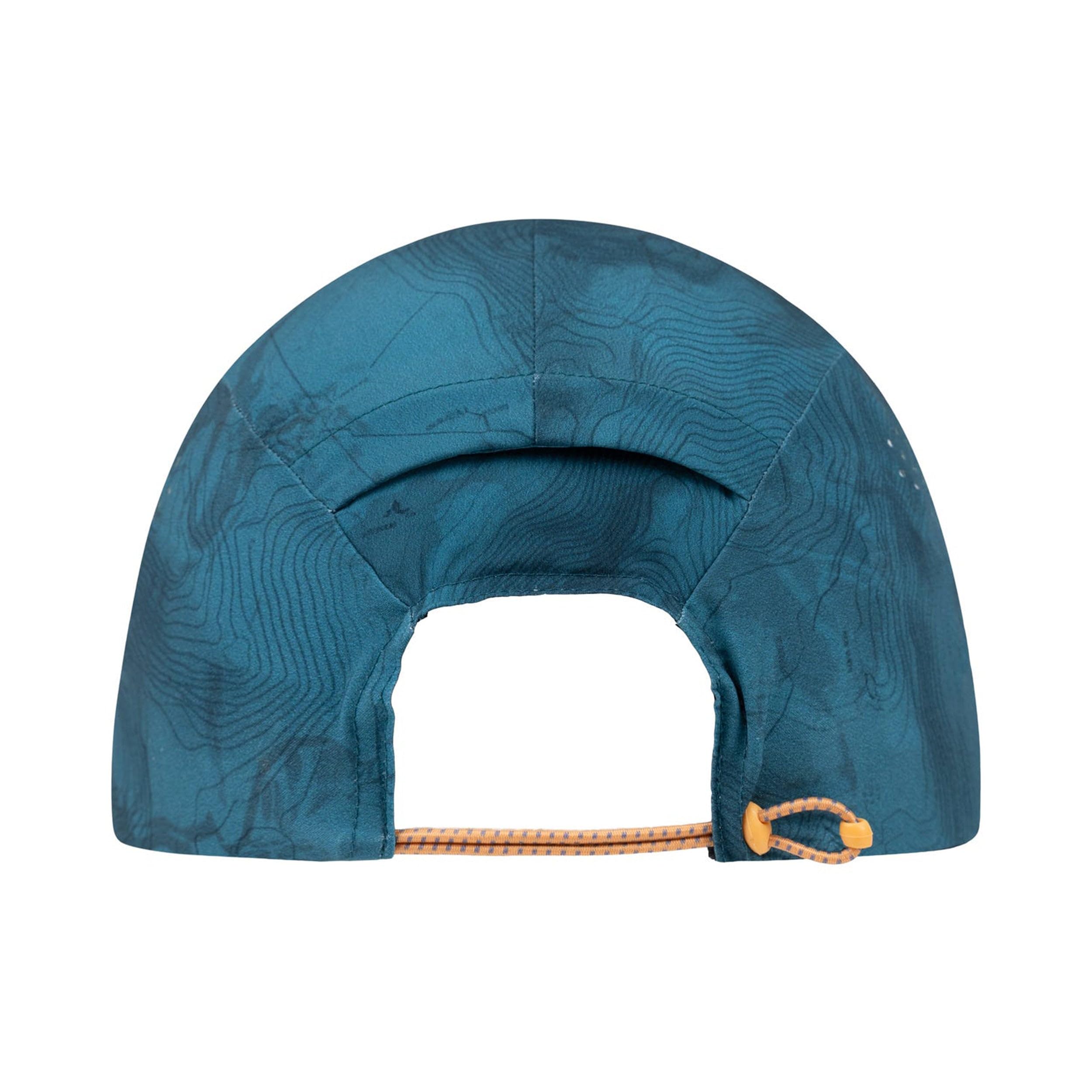 Buff®| Casquette Pack Speed Flexible, UPF 50, Élément réfléchissant, Confortable, Élastique, Course à Pied, Ventilation, Pliable L/XL Bleu