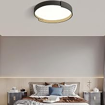 Led Ceiling Light, 3000K/4500K/6500K Dimmable with Remote Control, 36W Modern Flush Light, Nordic Ultra-Thin Round Design, for Living Room Bedroom Kitchen Study Office