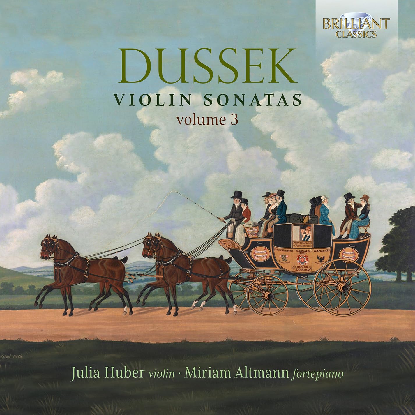Dussek: Violin Sonatas, volume 3