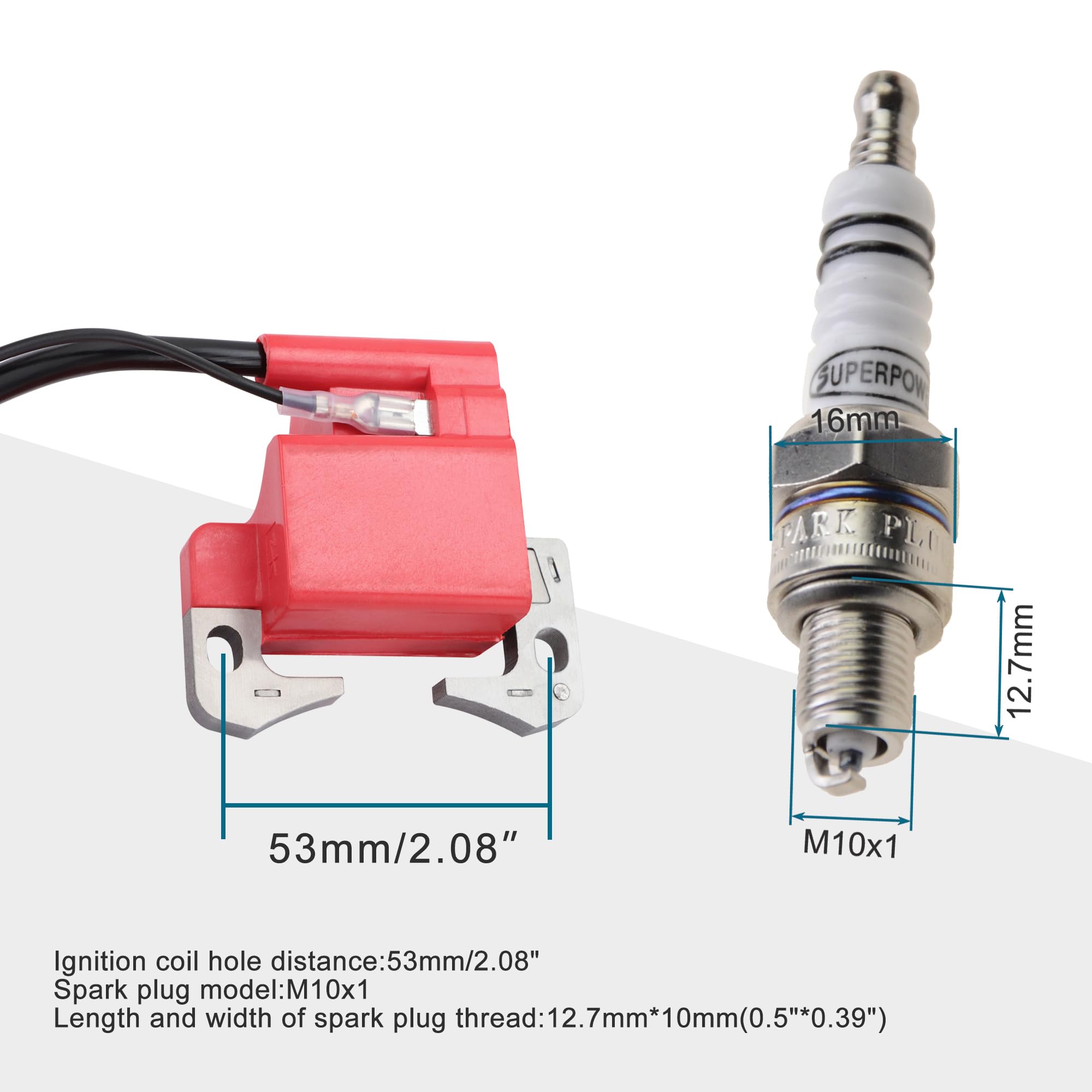 Bobina Accensione Goofit Per Mini Moto 2 Tempi 47cc-49cc - Sostituzione Diretta Per Dirt Bike, ATV E Quad - Foto 8