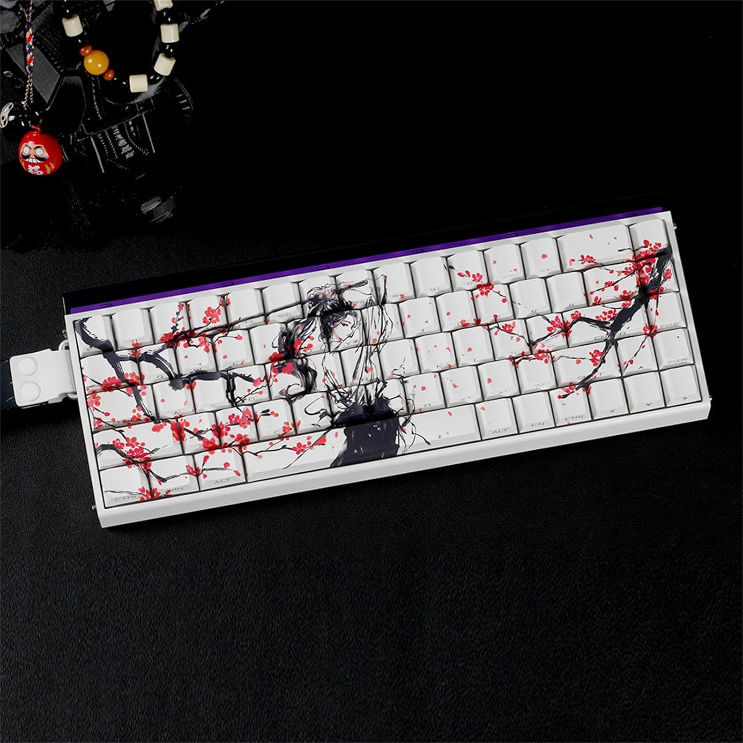 60% 68% Layout PBTs Keycaps Original Profile Dyes Sub for 61 64 68 ANSI ISOs Mechanical Keyboards Mechanical Keyboards