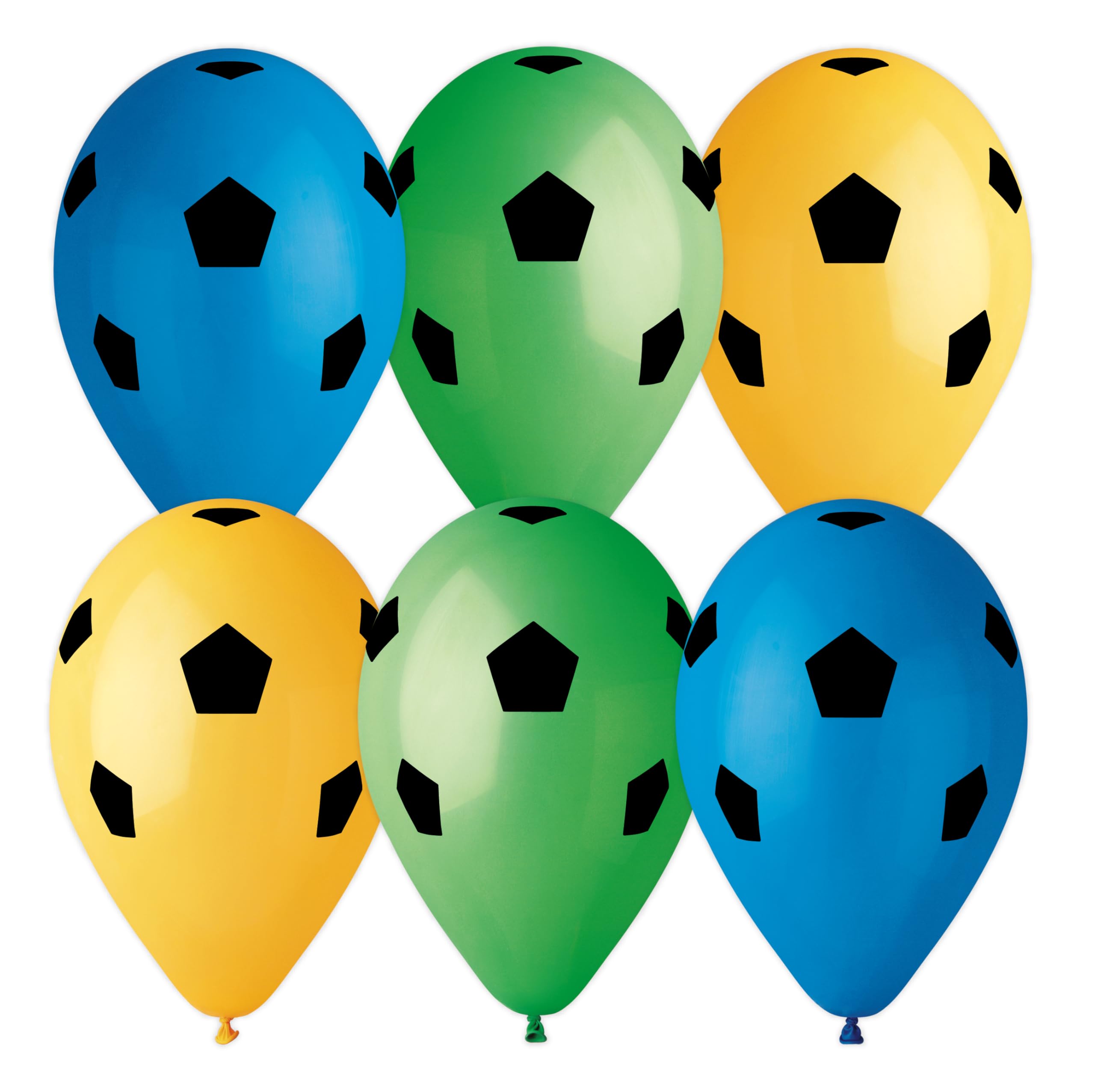 6 Luftballons Mit Pferde-Motiv – Bunt, 28-30 Cm, Helium-tauglich, Made In EU