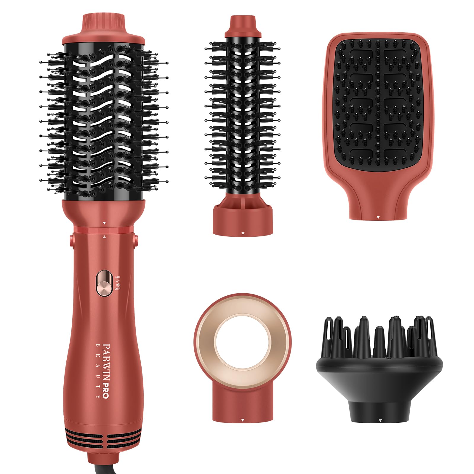 Brosse Soufflante 5 en 1, Brosse sèche-cheveux One Step