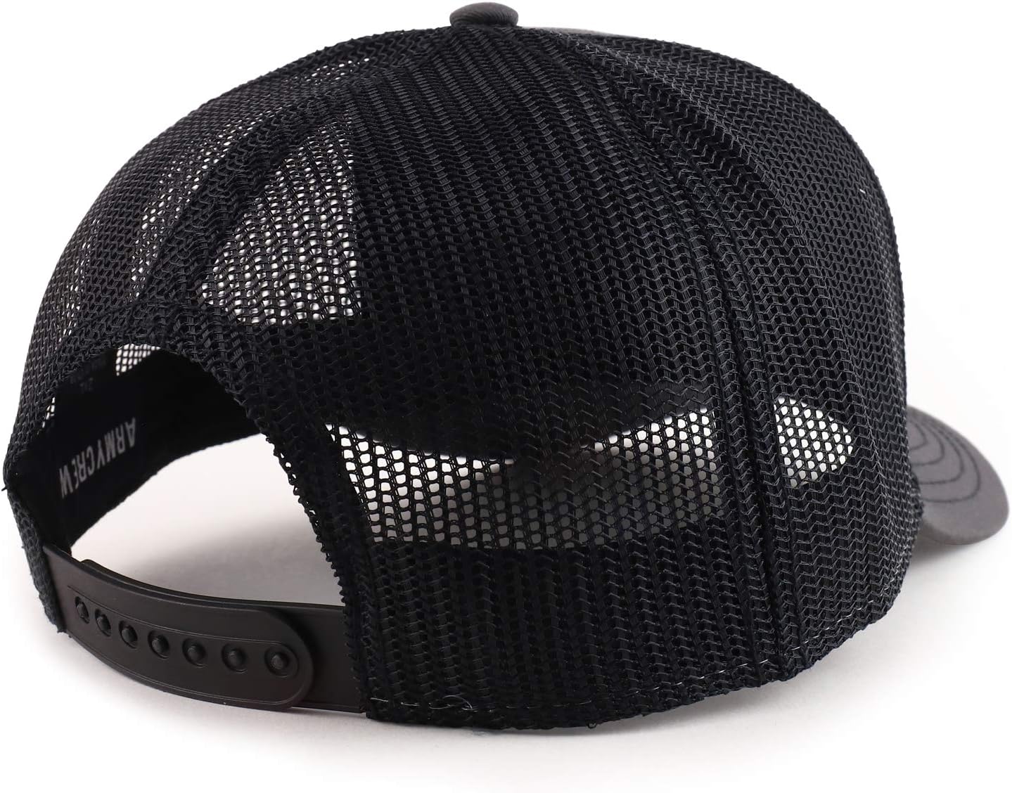 Armycrew Oversize XXL Low Profile Two Tone Mesh Back Trucker Baseball Cap - Image 3