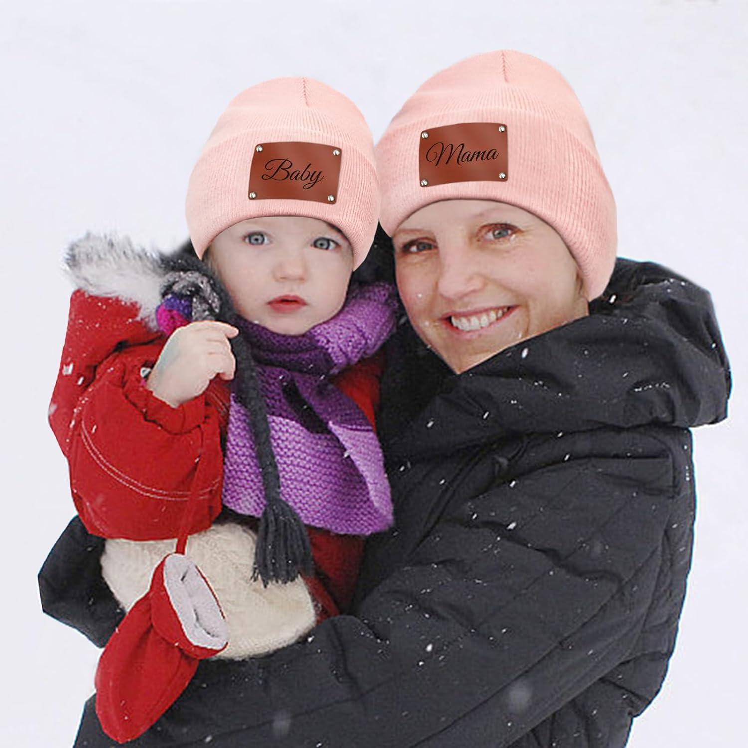 Custom Beanie Hats for Baby Girls Boys Personalized Beanies Name Customized Toddler Knit Winter Hats Gifts Infants Adults - Image 5