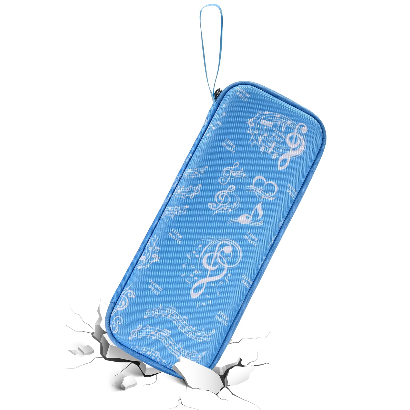 Janjunsi Funda de Almacenamiento Compatible con Otamatone Japonés Electrónico Musical Instrumento Portátil Sintetizador (Regular Size), Funda Dura de Protección EVA Bolsas de Almacenamiento