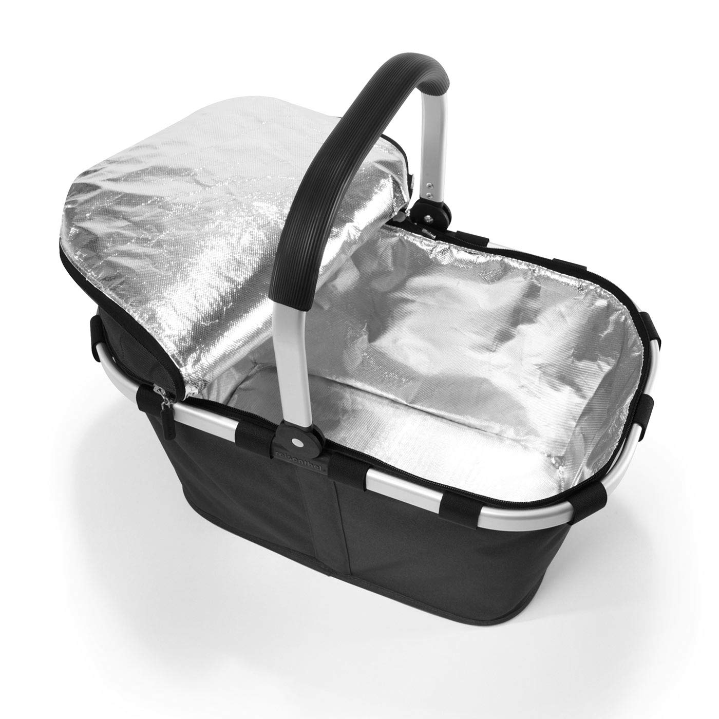 reisenthel carrybag iso - Cesta térmica para irte de picnics e irte de compras, con tapa de cierre, estructura robusta y con un diseño elegante resistente al agua y a los roces, en rojo