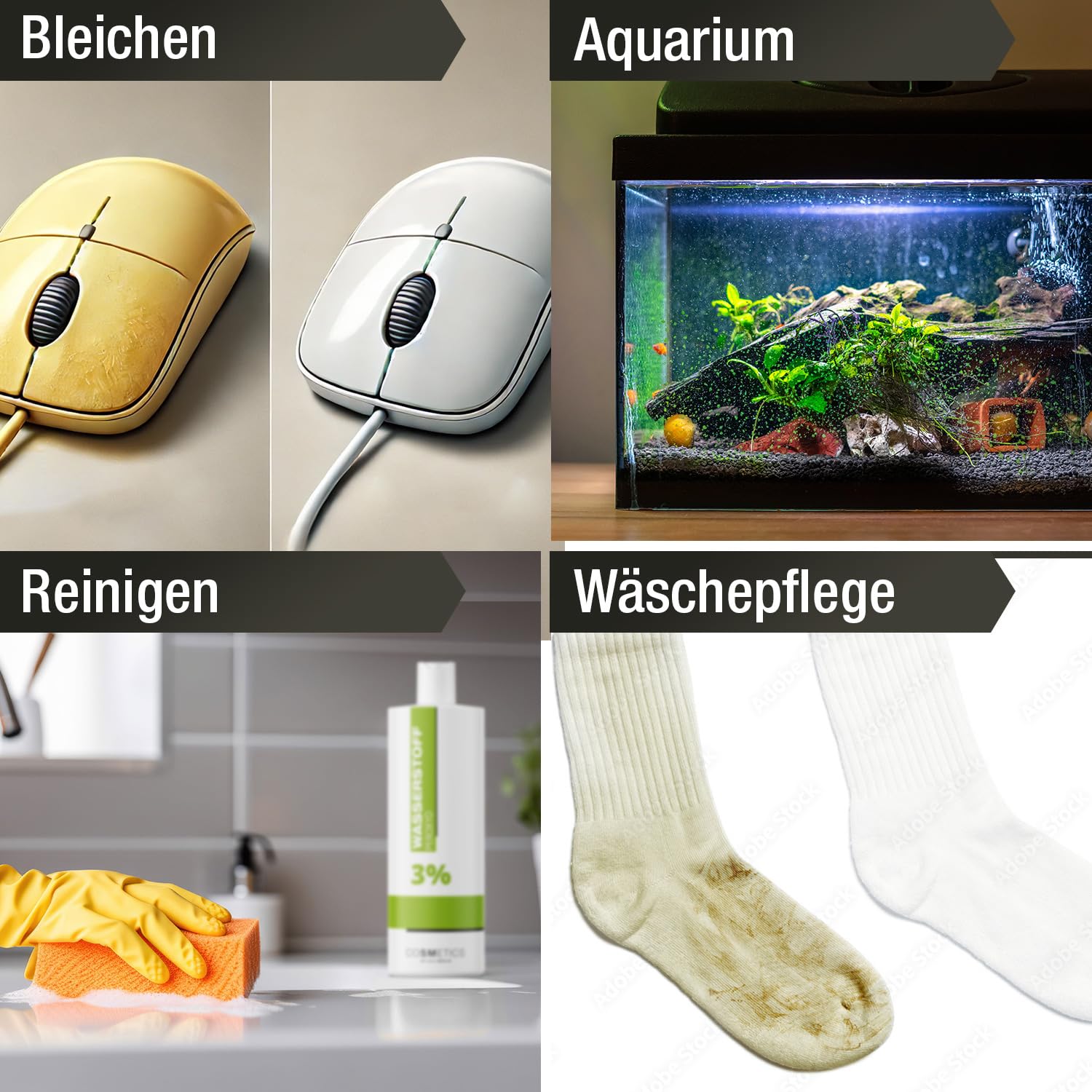 Wasserstoffperoxid 11,9% 5 Liter by COSMETICS55 | Hochprozentige H2O2 Wasserstoffperoxyd Lösung | Blondierung, Blondiermittel, Bleichmittel | Deutsche Herstellung (Familienunternehmen 3. Generation)