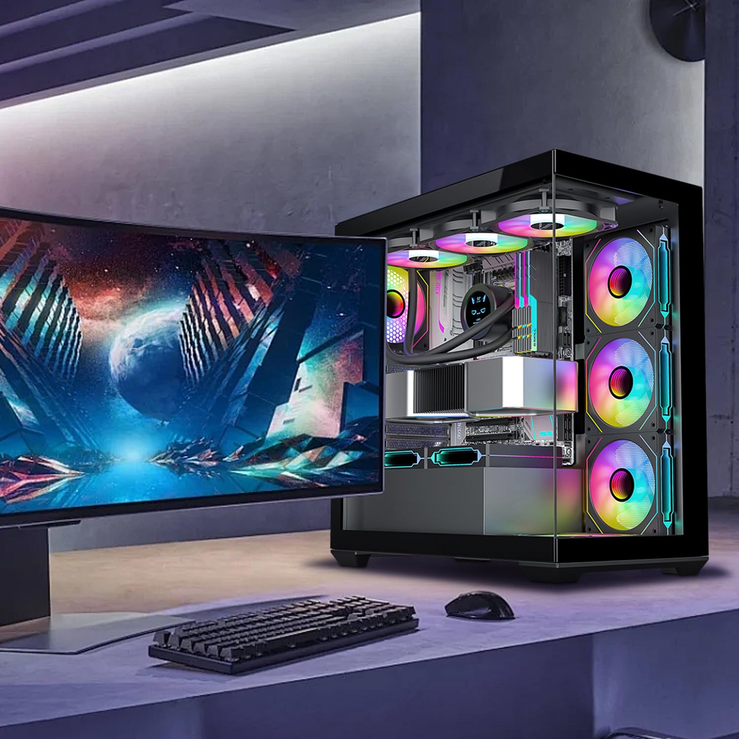 最終値下げ！自作PC RGBケースファンなど 30個 まとめ売り 最終値下げ！自作PC RGBケースファンなど 30個 まとめ売り PC用