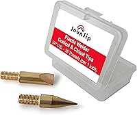 Vista 1 de JOUNJIP Puntas de soldador de plástico, 2 unidades, cabeza plana de soldadura de plástico y puntas en forma de cono, para kit de herramientas