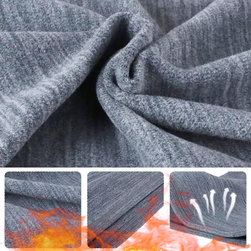 Braga Cuello para Hombre Mujer,Multifunción Bufand Bandana,Elasticidad Multifunción Bufanda,Gris Oscuro Multifuncional Braga Cuello Moto Calentador de Cuello Mascarilla para Adultos Moto/Esquí/Deporte