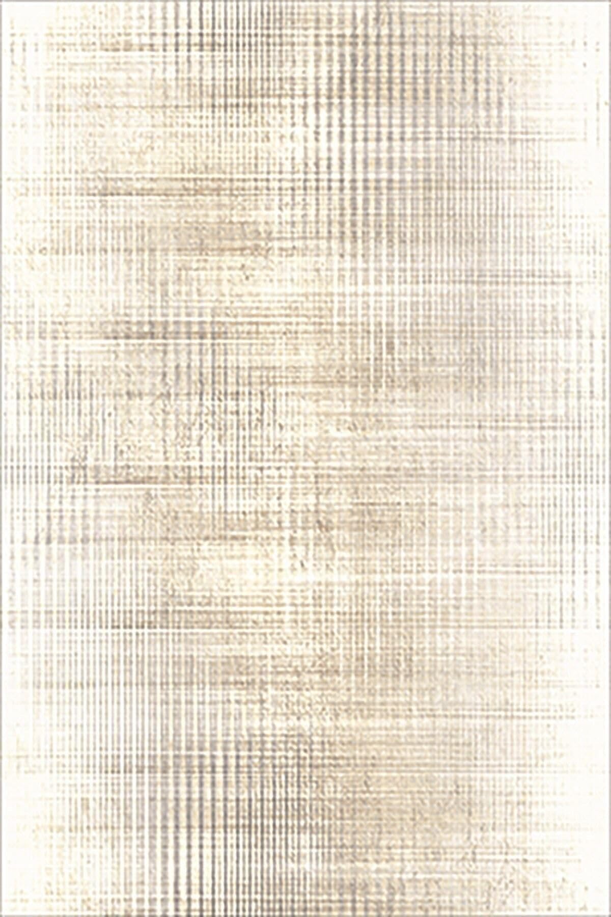 Pelangi Krem Abstract Desen Yıkanabilir Kaymaz Taban Leke Tutmaz Modern Salon Halısı Ve Yolluk, Krem 160 x 240, 135825316024005