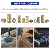 Vista 6 de Insertos roscados M2.5 M3 M4 M5 M6 para plástico, kit surtido de insertos de latón termofijables para impresión 3D, moldeo por inyección, tuercas