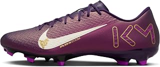 Nike Mercurial Vapor 16 Academy Kylian Mbappe MG Low-Top Soccer Cleats (FQ8377-500, Grand Purple/Pale Ivory)