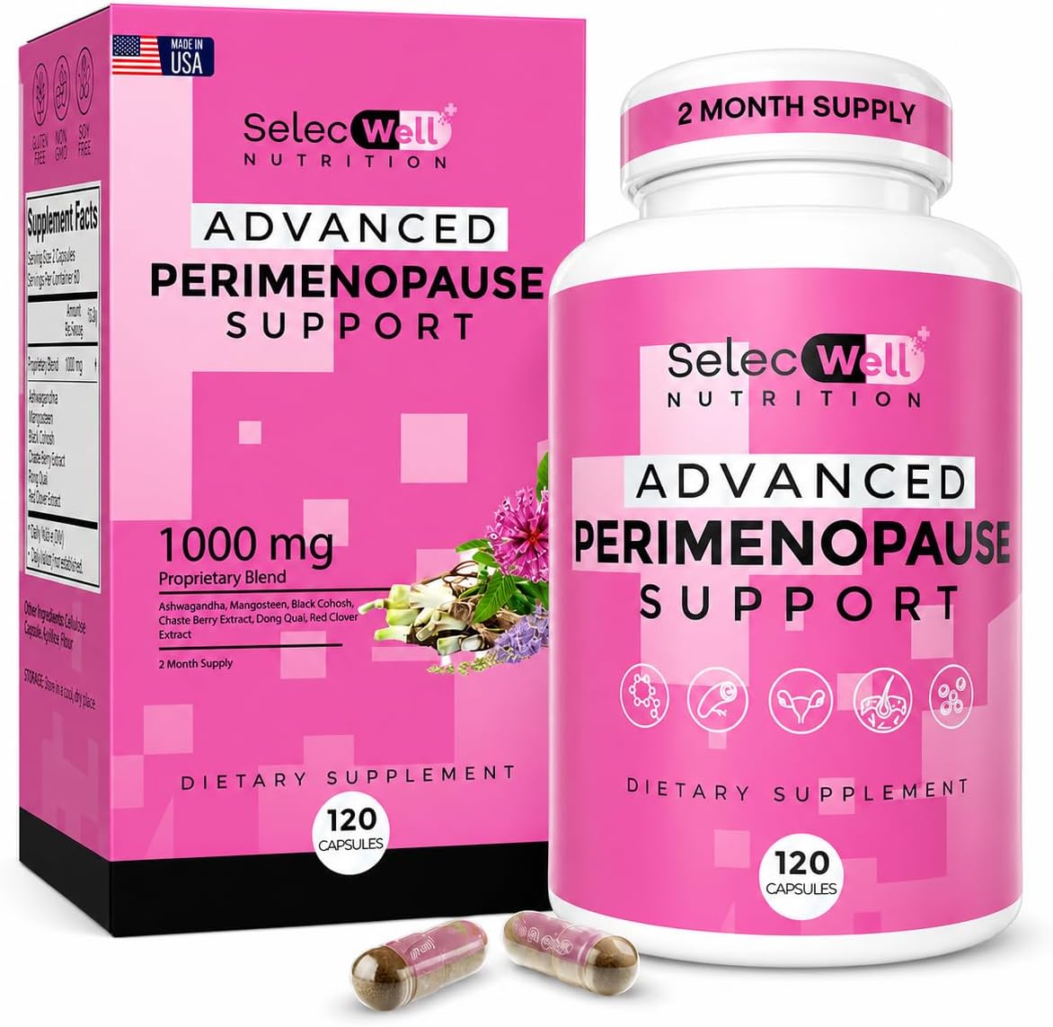 Amazon.com: Perimenopause & Menopause Support Supplement for Women ...