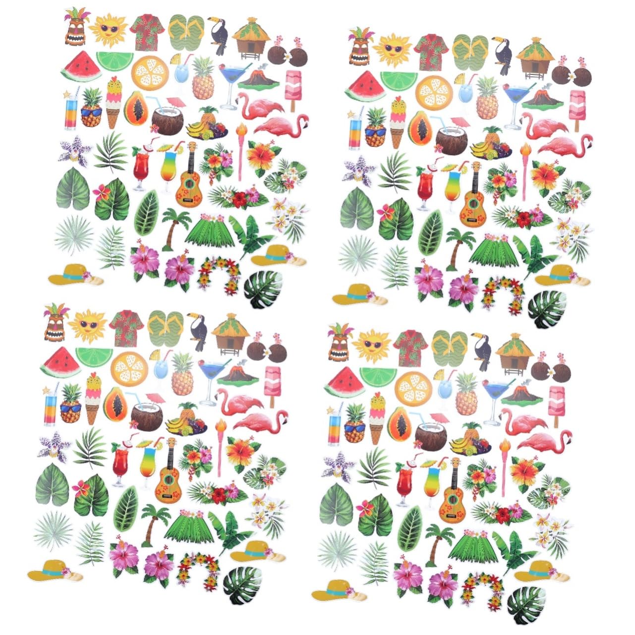 Autocollants Hawaii SEWACC 320 pièces étanches pour scrapbooking créatif et valises