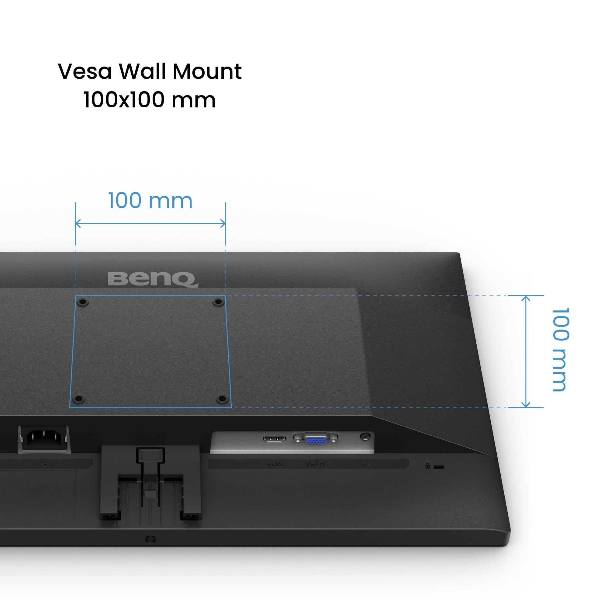 BenQ GW2291 22inch (54.61cm) IPS FHD Eye-Care Monitor |100Hz| 1300:1 Contrast| 5ms | 2Wx2 Built-in Speakers|Ultrathin Bezel |HDMI | VGA | Low Blue Light |Flicker Free| TÜV Eye Comfort 2.0 (Black) — Amazon image 12