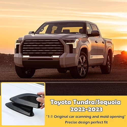 Miniatura 6 de Cubierta de antena de aleta de tiburón para automóvil compatible con Toyota Tundra 2022-2023, calcomanía de base de señal de radio, borde de