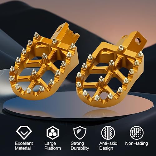 Miniatura 10 de LKV Estriberas para motocicleta con pedal de descanso para motocross, compatibles con HONDA CRF50 CRF70 CRF110 XR50 XR70 XR110 CT200U M2R SDG DHZ