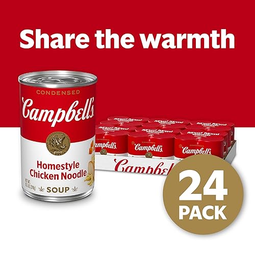 Miniatura 3 de Campbell's Sopa condensada de fideos de pollo caseros, lata de 10.5 onzas (paquete de 24)