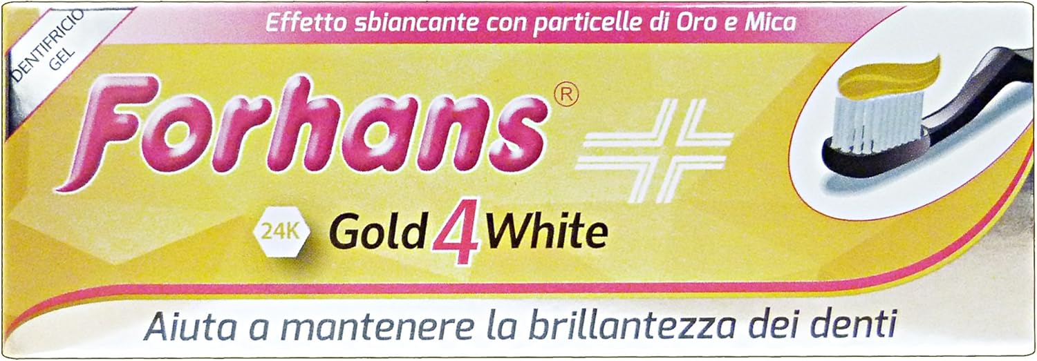 Forhans Gold4white Dentif 75ml Amazon.fr Hygiène et Santé