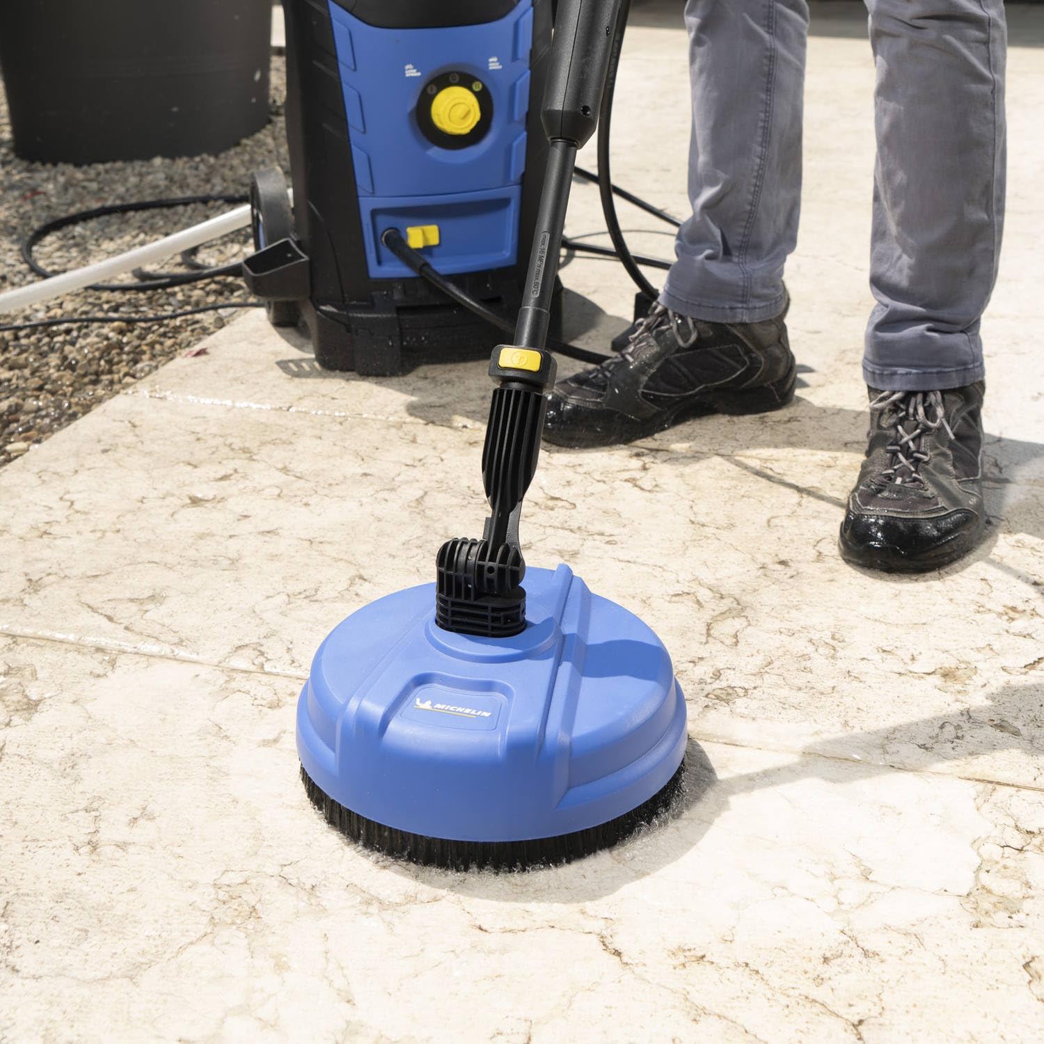 Michelin Patio Cleaner – Accessoire de Lavage pour Nettoyeur Haute Pression