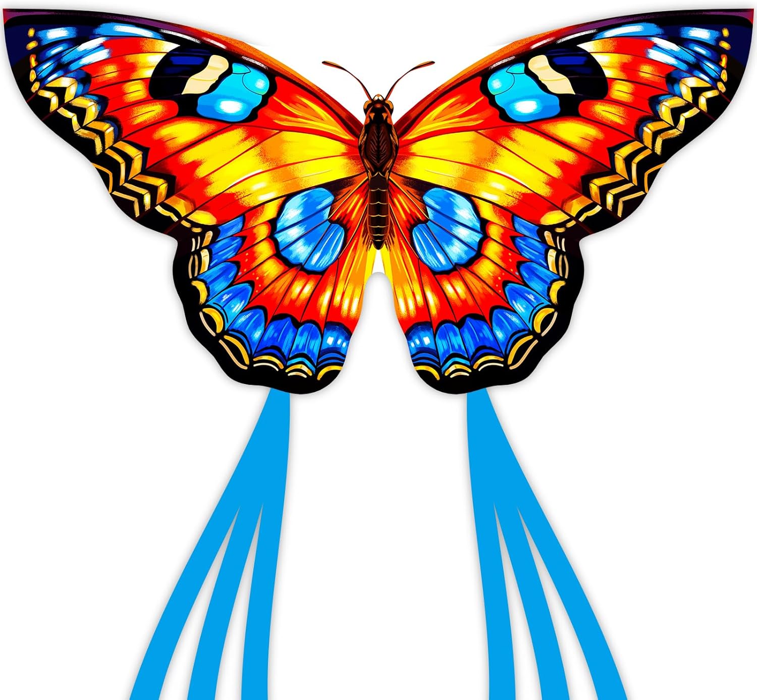 Xida Butterfly Kite for Kids & Adults, Easy to Fly, Ages 4-8, Large Kite with 300ft Handle, Perfect for Beach Trips