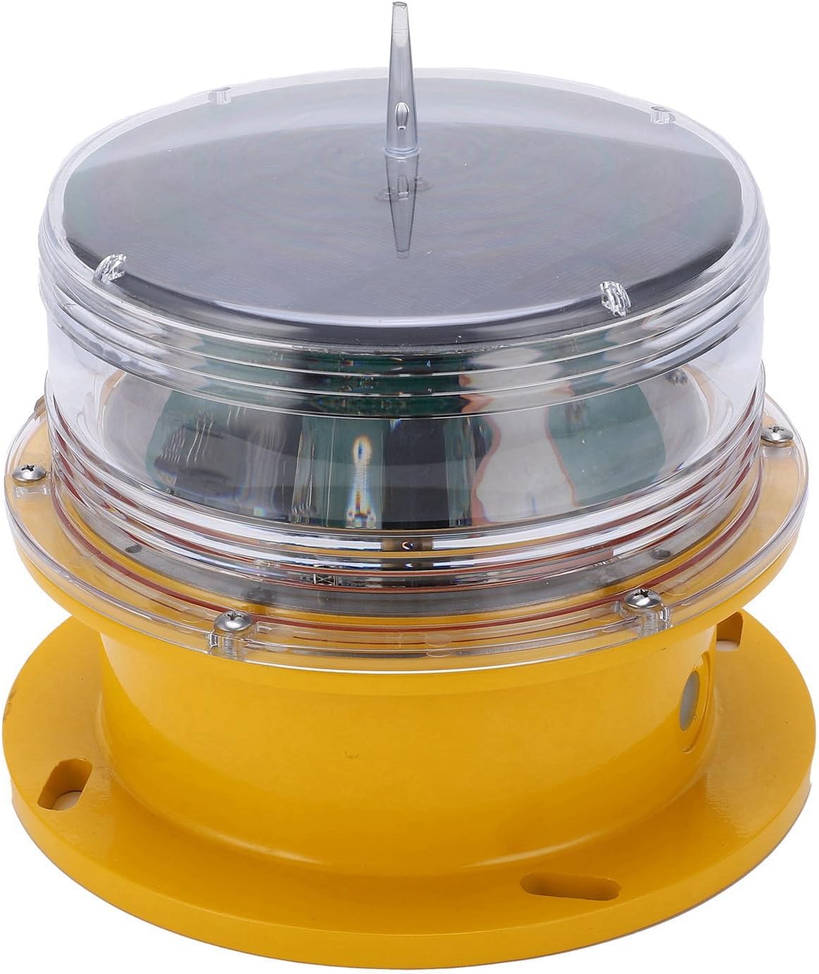 Warning Lamp, LED Aviation Obstruction Light IP66 Moderate Light Intensity for Marine Waterways, Rivers, Lakes Outdoor Safety Light